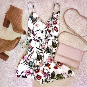 Floral Print Romper